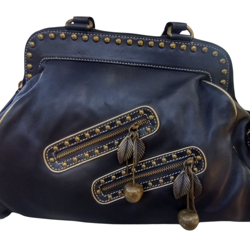 Sold Betsey Johnson Rocking Cherries Leather Doctors Style Bag